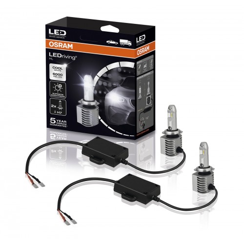 Лампа светодиодная для фар головного света 65210CW 14W 12V PX26D H7 K1 2 шт. LEDriving HL OSRAM