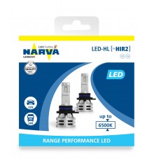 Лампа светодиодная 18044 HIR2 12/24V-LED (PX22d) 6500K 16W, (к.уп.2 шт.) Range Performance LED HL NARVA