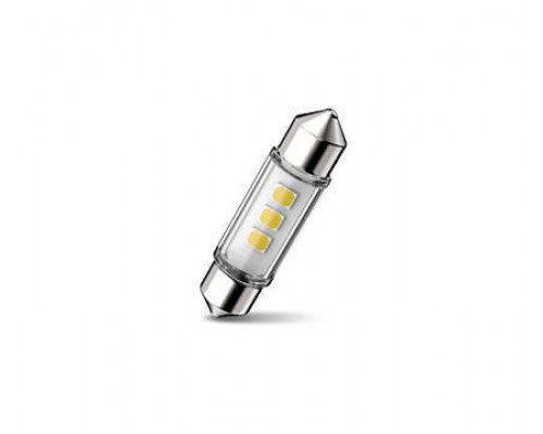Лампа светодиодная 11854WU60X1 Fest T10,5x38 12V-LED (SV8,5-8) 4000K (к.уп.1шт.) Ultinon Pro6000 SI PHILIPS