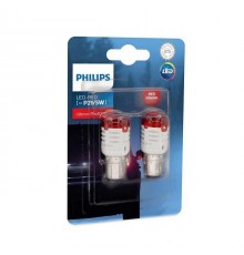 Лампа светодиодная 11499U30RB2 P21/5W 12V-LED (BAY15d) 1.75/0.8W (к.уп.2шт.) RED Ultinon Pro3000 LED PHILIPS