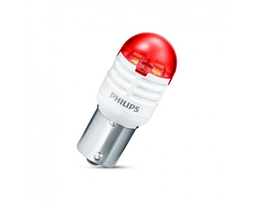 Лампа светодиодная 11498U30RB2 P21W 12V-LED (BA15s) 1.75W (к.уп.2шт.) RED Ultinon Pro3000 LED PHILIPS