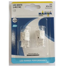 Лампа светодиодная 18099 W21W 12V-LED (W3x16d) 1.75W (блистер 2шт.) Range Performance LED NARVA