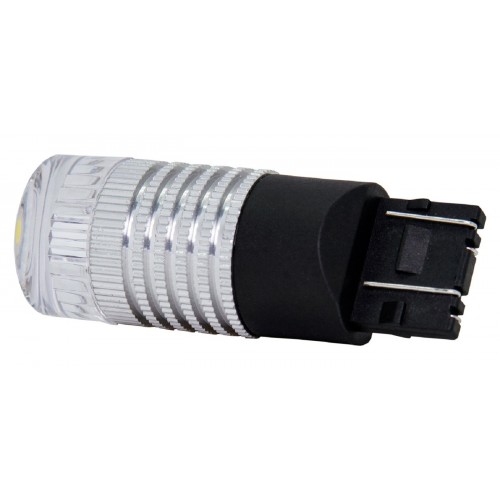 Светодиодная лампа автомобильная MTF Light, линза 360, W21W красная