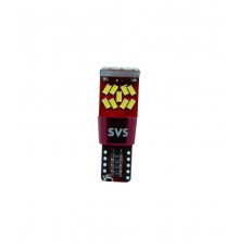 Светодиодные автолампы SVS W5W/T10 -12V/2W/6000K/162Lm/Chip 4014/27SMD/CANBUS(2шт)