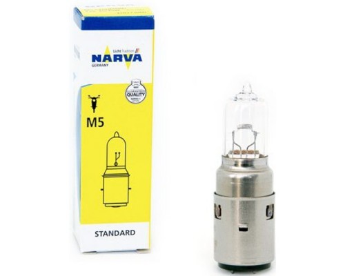 Лампа 42027 M5 12V-35/35W (BA20d) Moto NARVA