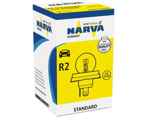 Лампа 49211 R2 12V- 45/40W (P45t) NARVA