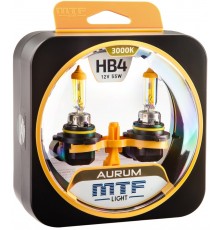 Галогеновые лампы MTF light Aurum 3000K HB4(9006) (2 лампы)