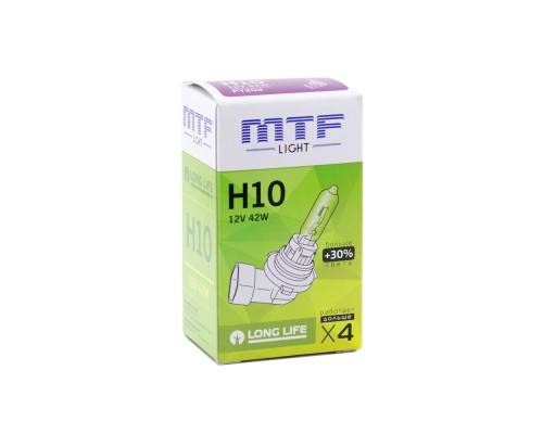 Галогенная лампа MTF H10 12V 42W- Standard +30%