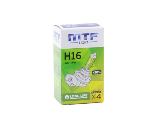 Галогенная лампа MTF H16 12V 19W Standard+30%