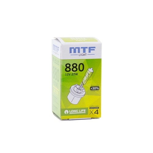 Галогенная лампа MTF H27 880 12V 27W- Standard +30%