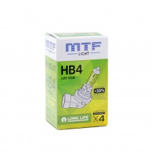 Галогенная лампа MTF HB4/9006 12V 55W - Standard +30%