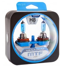 Галогеновые лампы MTF light Vanadium 5000K H8