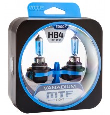 Галогеновые лампы MTF light Vanadium 5000K HB4(9006)