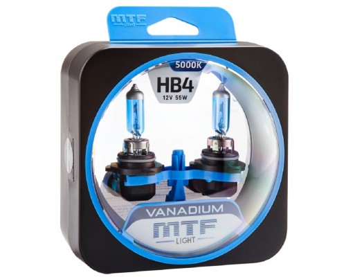 Галогеновые лампы MTF light Vanadium 5000K HB4(9006)