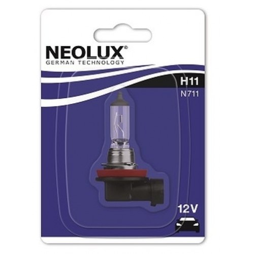 Лампа N711-01B H11 55W 12V PGJ19-2 10XBLI1 Standart NEOLUX