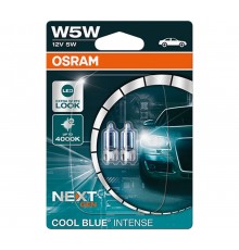 Автолампа W5W 12V W2.1X9.5D Cool Blue Intense Next Gen (блистер 2 шт) 2825CBN-02B