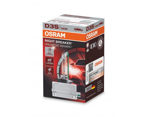 Лампа автомобильная D3S Osram Xenarc Night Breaker Unlimited 35W 42V 66340XNB