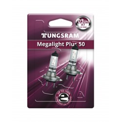 Автолампа H7 12V- 55W (PX26d) ( +60% света) Megalight Plus (блистер 2шт.) 93108025